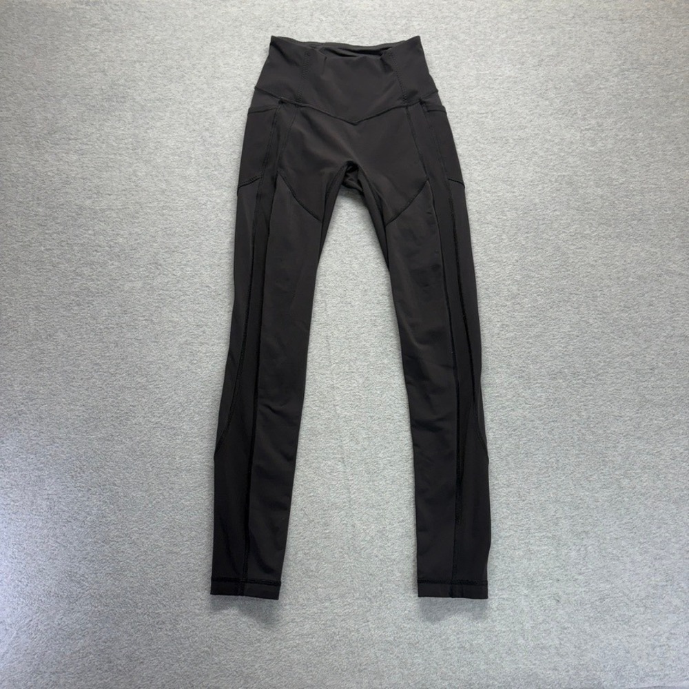 Lululemon Leggings Womens 4 Black High Rise Activewear